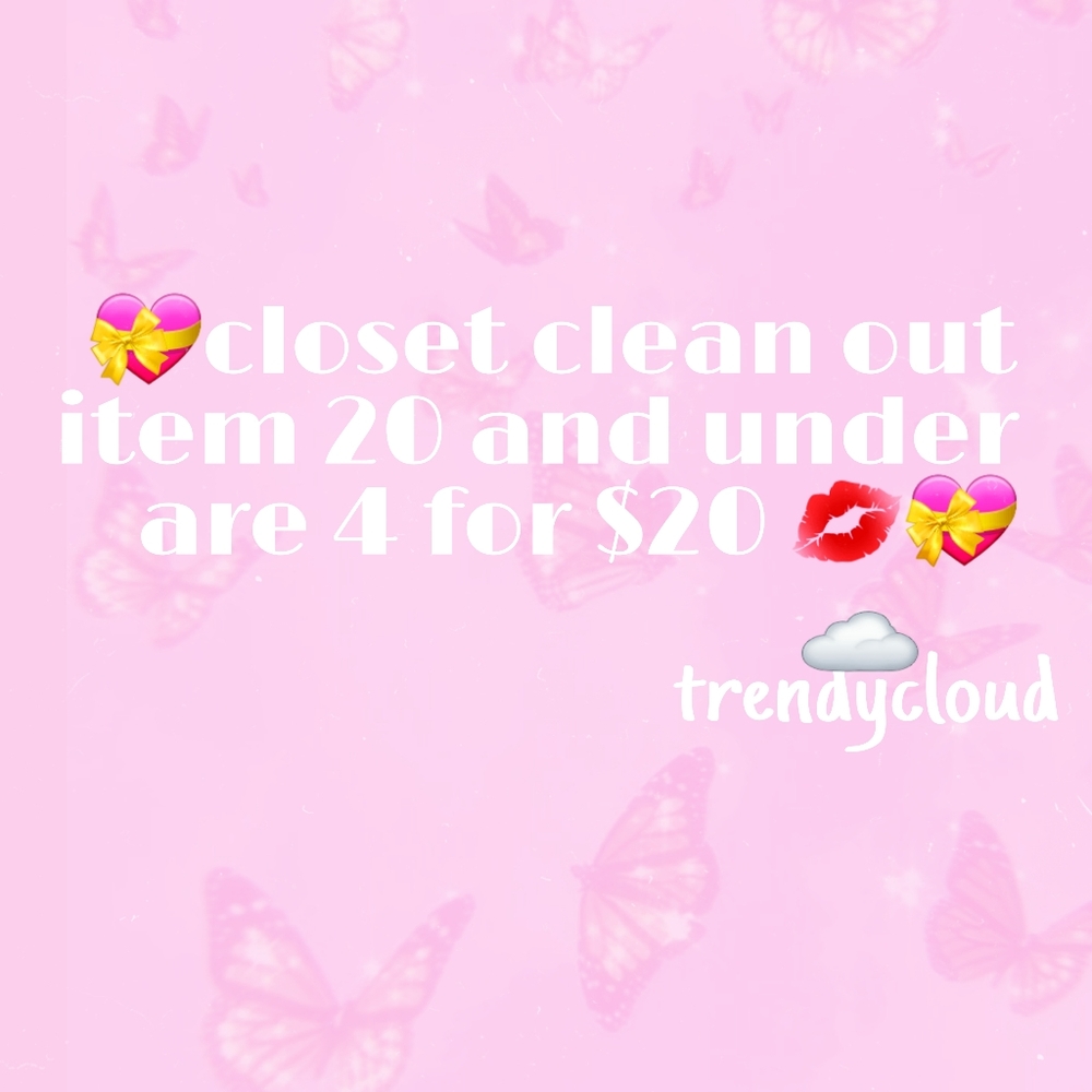 🌸Closet sale !!! $ 4/20🌸